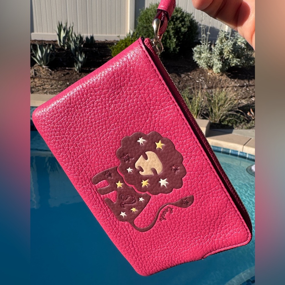 Coach Leo Zodiac Horoscope wristlet NWOT - Picture 7 of 16
